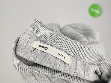 szary plaszcz pull: Sinsay, Sweter damski, rozmiar L — 5