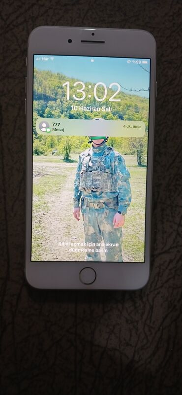 Apple iPhone: IPhone 7 Plus, 32 GB, Desert Titanium, Qırıq