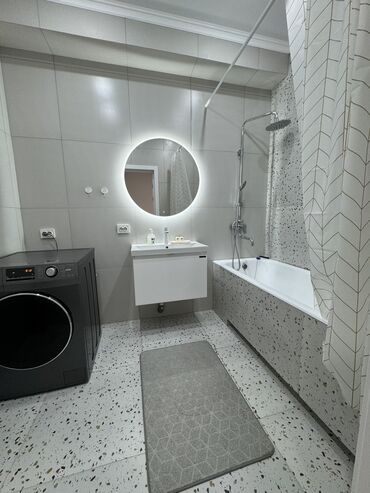 Посуточная аренда квартир: 2 комнаты, Душевая кабина, Постельное белье, Кондиционер — 9