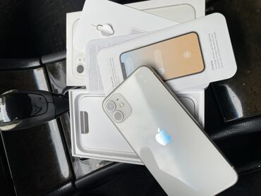 iphone копия: IPhone 11, 64 ГБ, Белый, Зарядное устройство, Чехол, Коробка