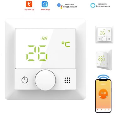 Отопление и нагреватели: Умный Теморегулятор на теплый пол, поддерживает протокол zegbee,можно
