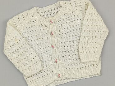 sweterek biały dla niemowlaka: Kardigan, 3-6 m, stan - Zadowalający