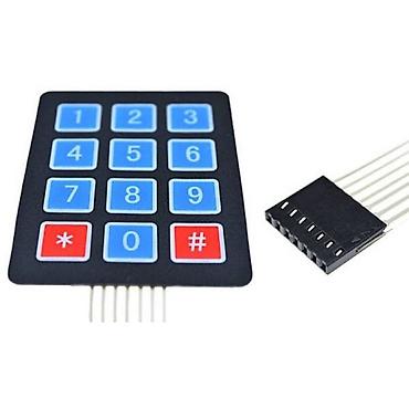 antistress klaviatura: Membran Klaviatura 4x3 Keypad Layihələrdə məlumat daxil etmə üçün — 3