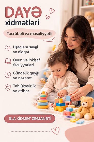 Dayələr: Dayə xidmətləri – təcrübəli və məsuliyyətli - Uşaqlara sevgi və — 1