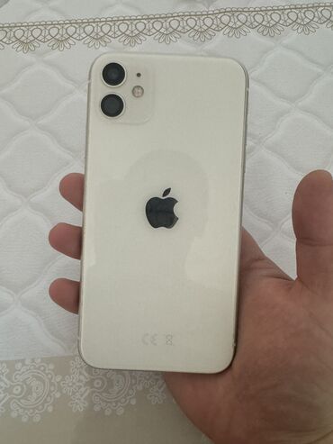 iphone 13 белый: IPhone 11, Колдонулган, 128 ГБ, Ак