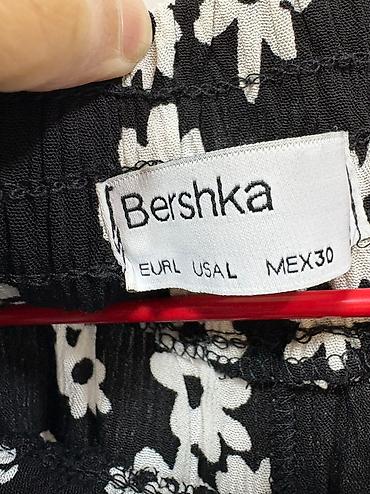 Şalvarlar: Şalvar, Bershka, XL, rəng - Qara — 4
