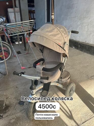 детские горки бу: Коляска, цвет - Серебристый, Б/у