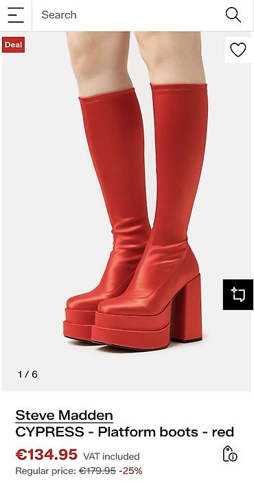 Čizme: Čizme, 36, bоја - Crvena — 23