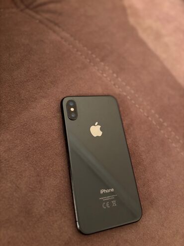 işlənmiş iphone 7 qiymeti: IPhone X, 64 GB, Qara