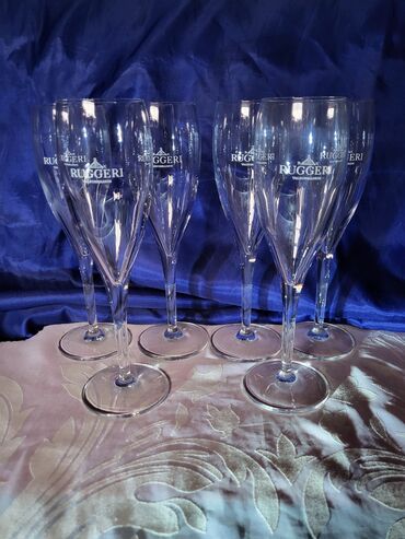 Čaše: Case nove duvano kristalno staklo za vino Italija 2004g. Case — 6