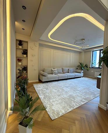 borsan: 3 комнаты, 93 м², Тунгуч мкр Элитка, 6 этаж, Дизайнерский ремонт — 1