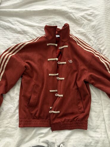баскетбольная одежда: Эркектердин толстовкасы, M (EU 38), Adidas, Жаңы, түсү - Кызыл, Өзү алып кетүү, Акысыз жеткирүү