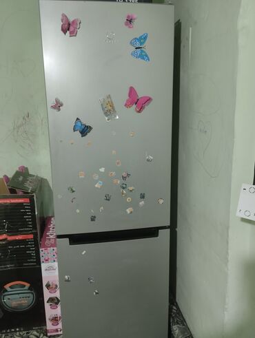чуда печка: Холодильник Indesit, Б/у, Двухкамерный, De frost (капельный), 50 * 160 *