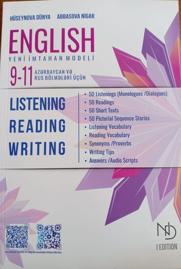 7 ci mikrorayonda ucuz kirayə evlər: Imtahana hazirlasmaq üçün ideal kitabdir. həm listening hem reading