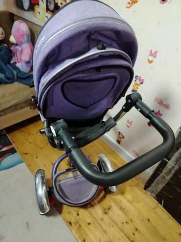 детские защитные шорты для роликов: Uşaq üçtəkərli velosiped-araba (tricycle) – bənövşəyi rəngdə, günlük