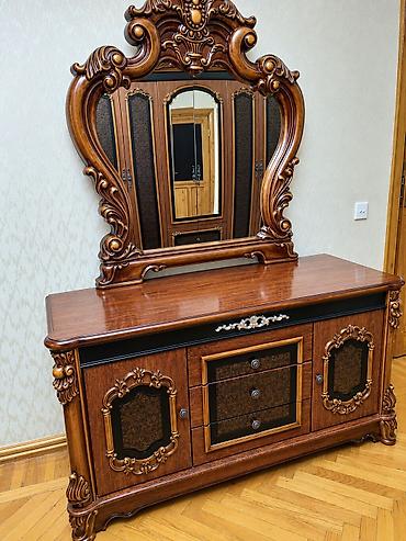 ev ucun perde: İkinəfərlik çarpayı, Dolab, Komod, 2 tumba, İşlənmiş — 4