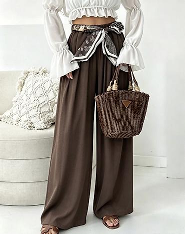 Pantalone: ✅Ženske široke pantalone sa visokim strukom
1900 din — 2