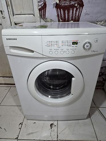 Məişət texnikası: Paltaryuyan maşın Samsung, 6 kq, İşlənmiş, Avtomat, Qurutma var, Pulsuz çatdırılma, Ödənişli çatdırılma — 2