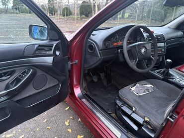 BMW: BMW 5 Series (E39) sedan - Kuzov: sedan, tünd qırmızı rəng - Ban — 8