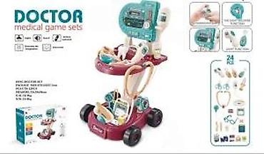 roboti igracke za decu: Doktorski set na kolicima – “Doctor medical game sets” - Interaktivni — 1