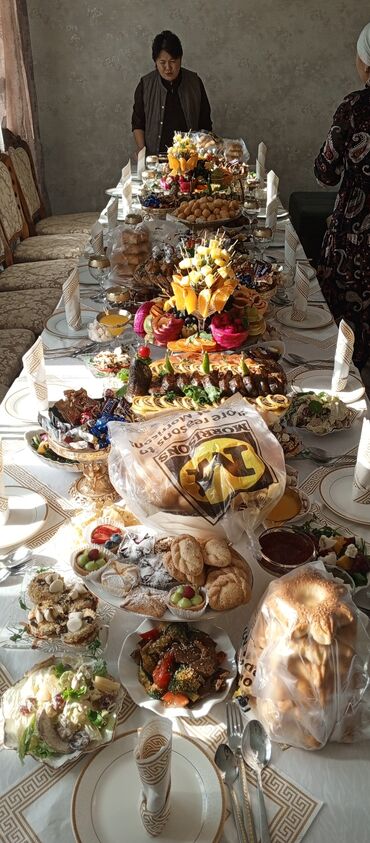 Готовые блюда, кулинария: Принимаю заказы на банкеты, шерине, кыз узатуу, суннот той, любые at lalafo.kg — 20 Готовые блюда, кулинария: Принимаю заказы на банкеты, шерине, кыз узатуу, суннот той, любые — 20