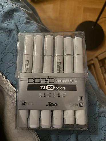 marka: Məhsul: Copic Sketch 12 CG Colors markeri dəsti - Brend: Copic (Too) — 1