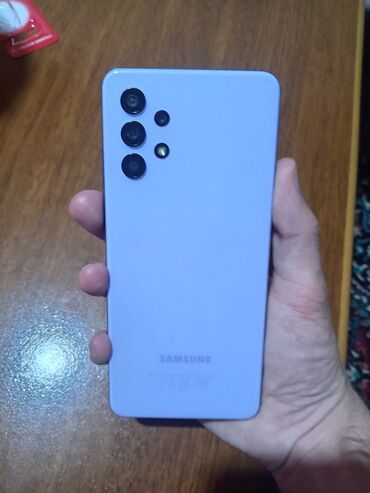 Kompüter, noutbuk və planşetlər: Samsung Galaxy A32, 64 GB, rəng - Çəhrayı, Zəmanət, Sensor, Barmaq izi