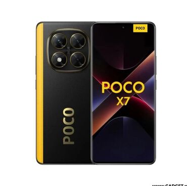 игровой набор для телефонов: Poco X7, Новый, 256 ГБ, цвет - Черный, 2 SIM, eSIM