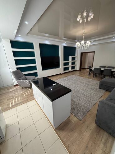 квартира бишкек ахунбаева: 3 комнаты, 120 м², Элитка, 9 этаж, Евроремонт