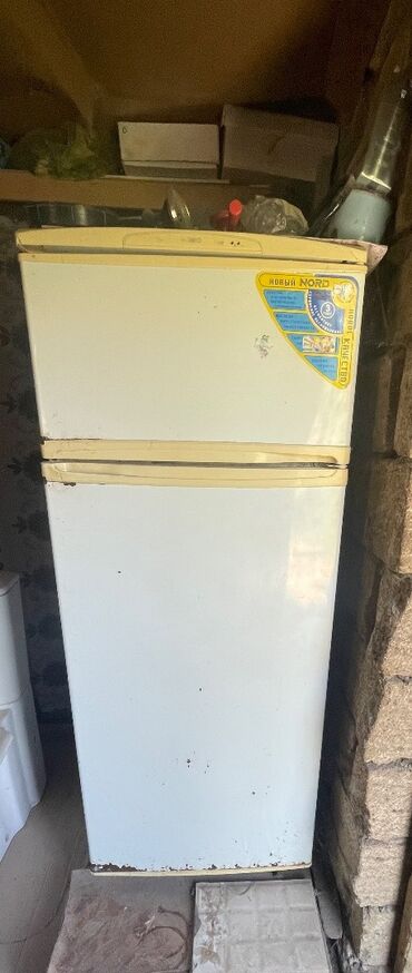 холодильник мини: Б/у 2 двери Nord Холодильник Продажа, цвет - Белый, С диспенсером