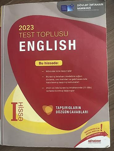 Testlər: İngilis dili Testlər 11-ci sinif, DİM, 1-ci hissə, 2023 il — 1