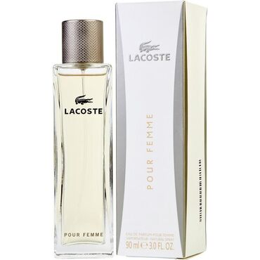 чехол с помадой: Lacoste Pour Femme — женская парфюмерная вода. - Объем: 90 мл (3.0