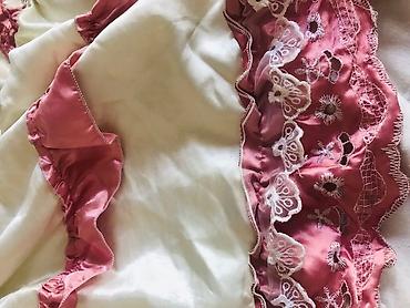 пастельное белье: Для кровати Б/у Покрывало — 10