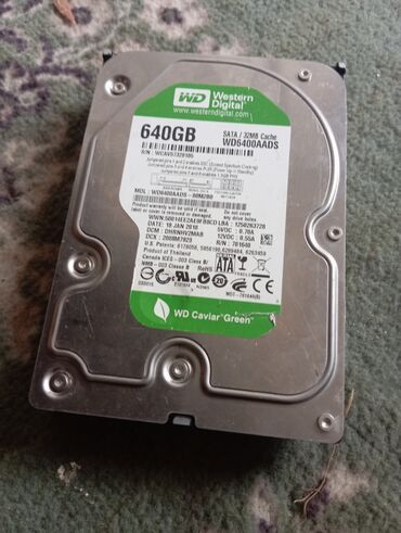 Жесткие диски, переносные винчестеры: Накопитель, Б/у, Western Digital (WD), HDD, 512 ГБ, 2.5", Для ПК