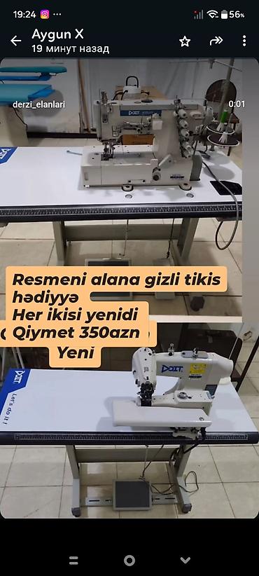 DOLT sənaye tikiş avadanlığı dəsti - 2 ədəd peşəkar maşın lalafo.az -da DOLT sənaye tikiş avadanlığı dəsti - 2 ədəd peşəkar maşın