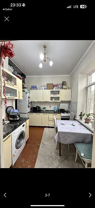 Квартиры: 1 комната, 29 м², Пишпек Индивидуалка, 2 этаж, Старый ремонт — 3