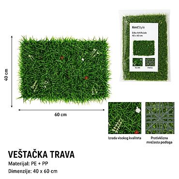 KMT Mlade sadnice sa cvetovima 2902894 Dekorativni panel veštačke