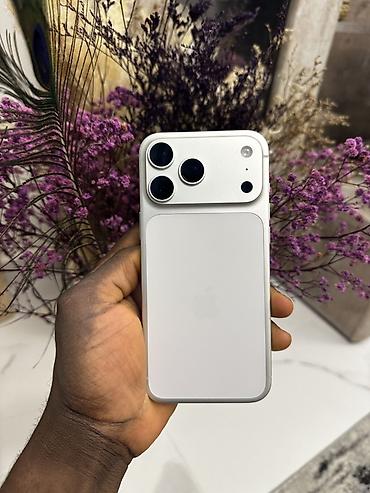 iphone xm: IPhone 17, Б/у, 1 ТБ, Matte Silver, Защитное стекло, Чехол, 91 % — 2