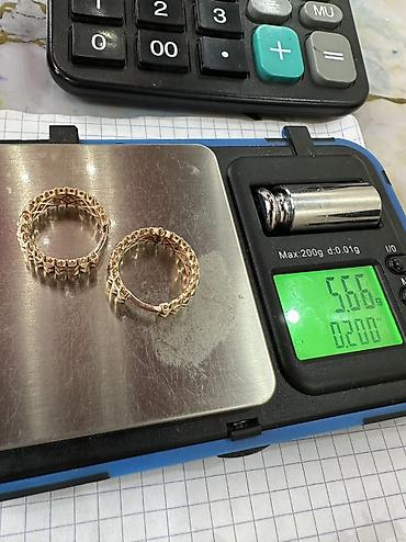 Үлпөт көйнөктөрү жана аксессуарлар: ВСЕ ЗОЛОТО РОССИЯ 585’ 1 гр 7500сом Набор ювелирных украшений из — 10