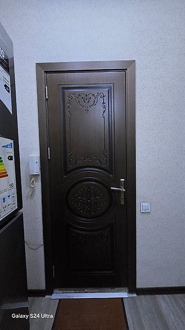 sekilleri: Klassik üslubda otaq qapısı - Material: tünd rəngli ağac teksturalı — 3