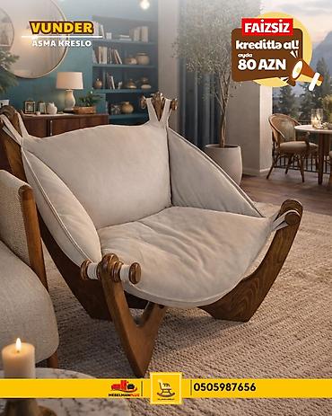 Kreslolar: Yeni, Kreslo-oturacaq, Parça, Kredit var, Şəhərdaxili pulsuz çatdırılma — 3