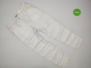 lniana: H&M, Spodnie materiałowe damskie, rozmiar 3XL — 2