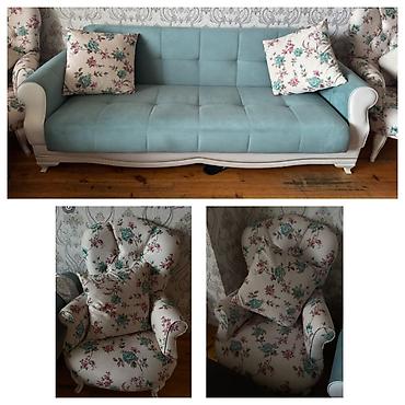 İşlənmiş, Divan, 2 kreslo lalafo.az -da İşlənmiş, Divan, 2 kreslo