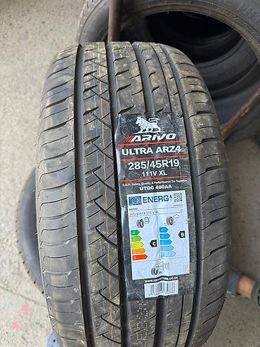 18000: Шины 285/45R19 На BMW X5
Фирма ARIVO
Made in China 
Цена 2шт 18000 — 4