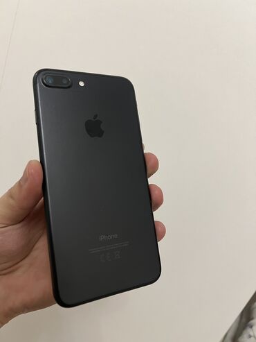 Apple iPhone: IPhone 7 Plus, Б/у, 32 ГБ, Черный, Чехол, 100 %