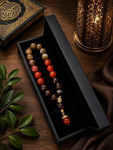 Aqate daşlardan hazırlanmış təsbeh - Material: cilalanmış təbii aqate lalafo.az -da Aqate daşlardan hazırlanmış təsbeh - Material: cilalanmış təbii aqate