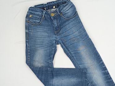 jeansy mom pull and bear: Spodnie jeansowe, 4-5 lat, 104/110, stan - Idealny