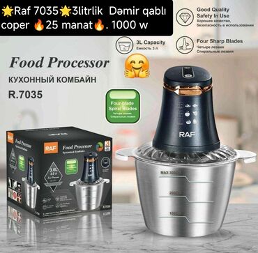 Mətbəx kombaynları və doğrayıcıları: Mətbəx kombaynı Elif, Yeni, Ödənişli çatdırılma, Rayonlara çatdırılma, Ünvandan götürmə — 14