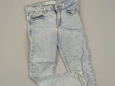 czarne jeansy z wysokim stanem hm: Jeans, Zara, 7 years, 122, condition - Good