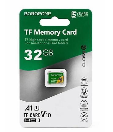 ufs 4: Карта памяти Borofone TF 32 GB, Class 10 UHS‑I V10 A1 - Форм‑фактор — 1